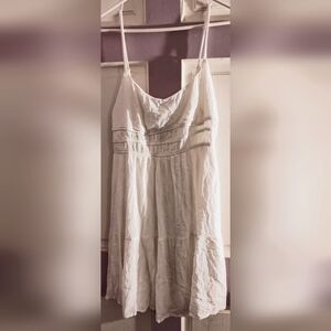 Iris White Spaghetti Strap Dress